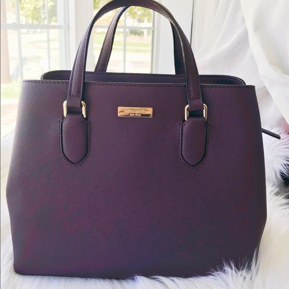 Kate Spade Handbags - Kate Spade Laurel Way Mahogany Satchel✨✨✨